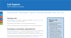 Desktop Screenshot of cultexperts.org