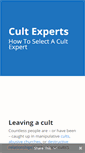 Mobile Screenshot of cultexperts.org